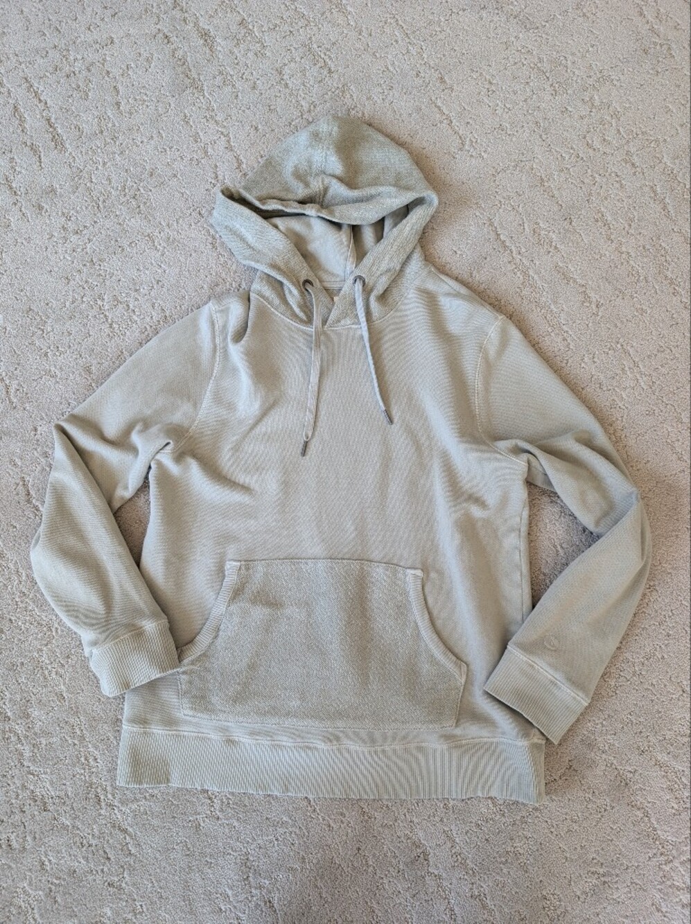 UpWest Easy Terry Hoodie, Silver Moon (Sz M)
